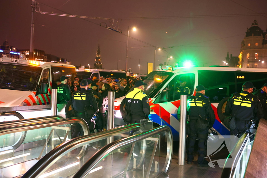 Honderden Maccabi-fans opweg naar ArenA