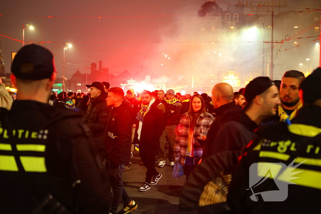 Honderden Maccabi-fans opweg naar ArenA