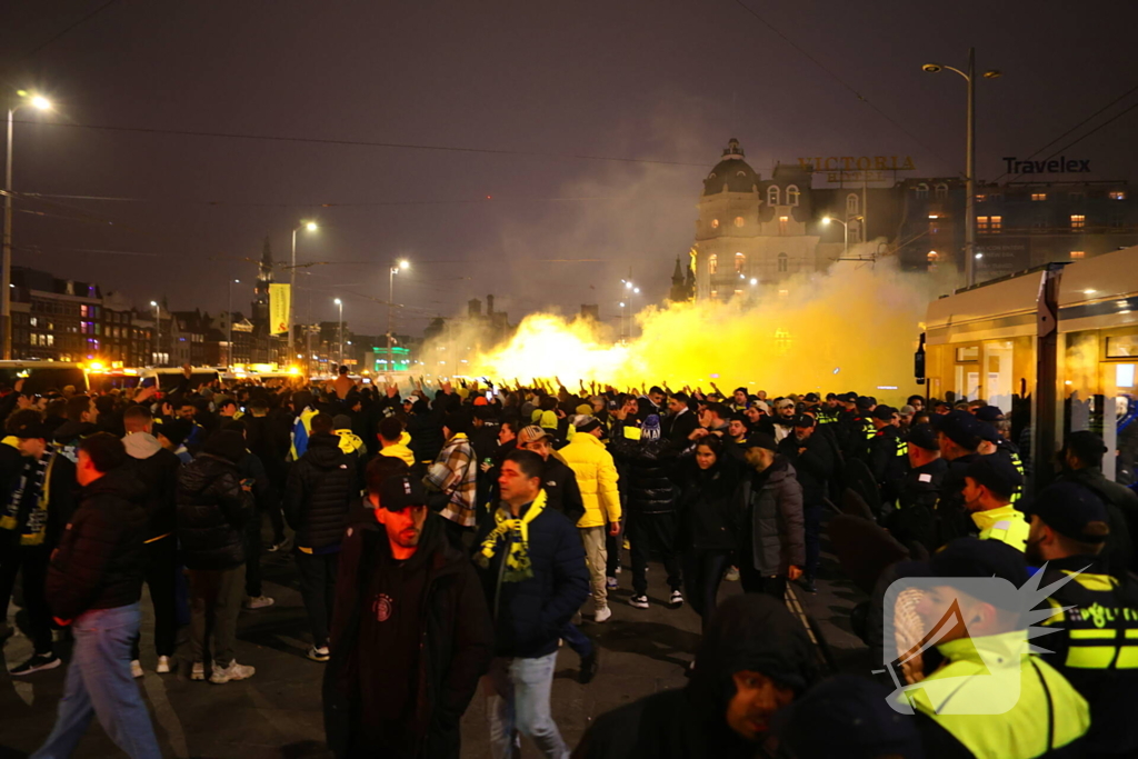 Honderden Maccabi-fans opweg naar ArenA