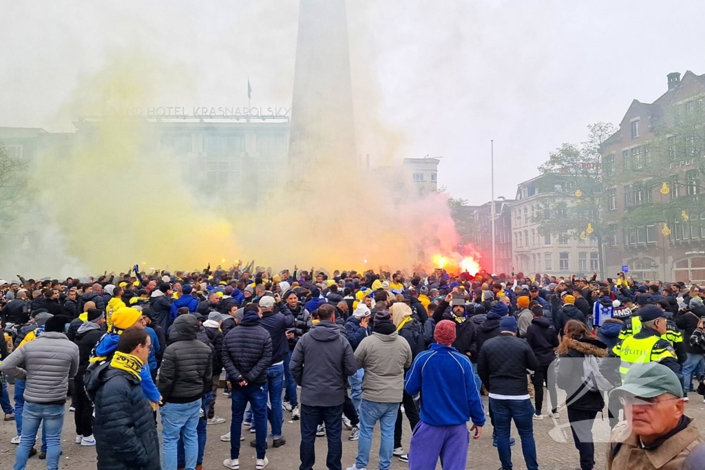 Honderden Maccabi-fans opweg naar ArenA