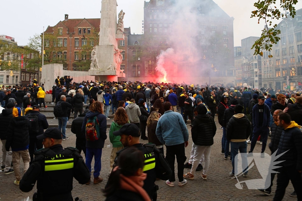 Honderden Maccabi-fans opweg naar ArenA