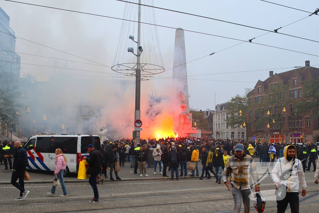 Honderden Maccabi-fans opweg naar ArenA