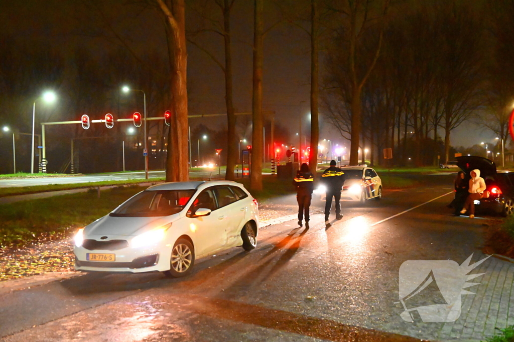 Auto's lopen schade op bij aanrijding