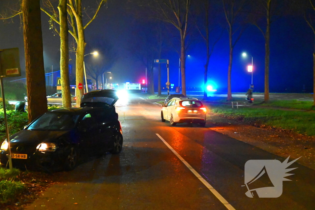 Auto's lopen schade op bij aanrijding