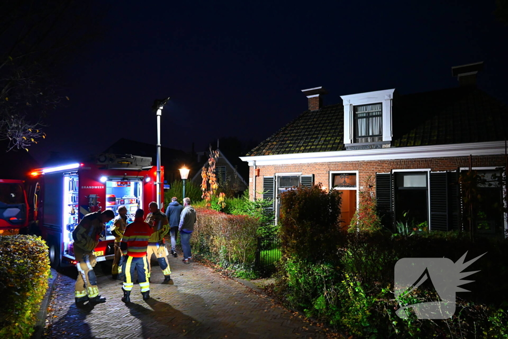 Brand in woning snel onder controle