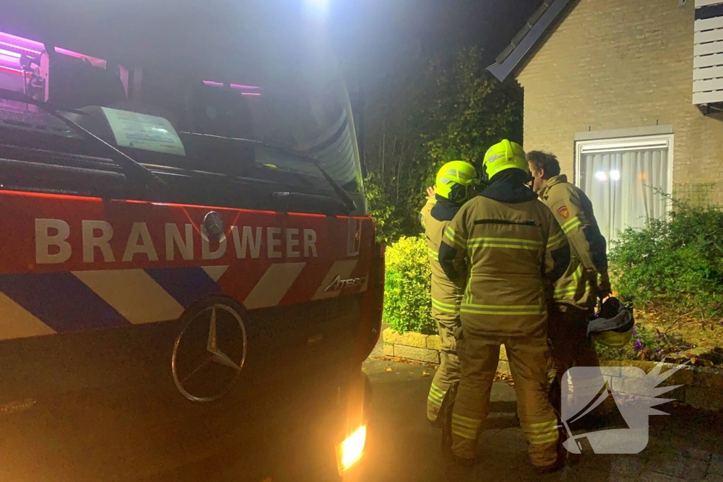 Brandweer gealarmeerd voor brand in magnetron