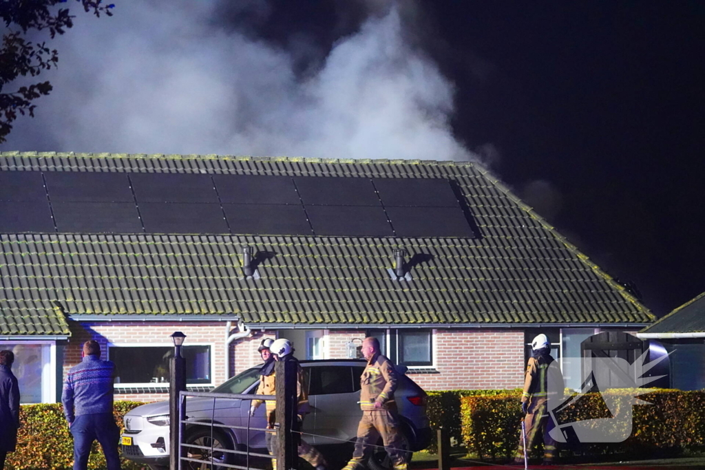 Flinke rookontwikkeling bij woningbrand