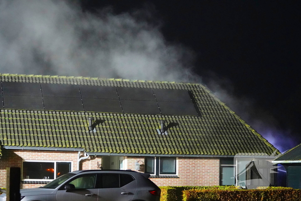 Flinke rookontwikkeling bij woningbrand