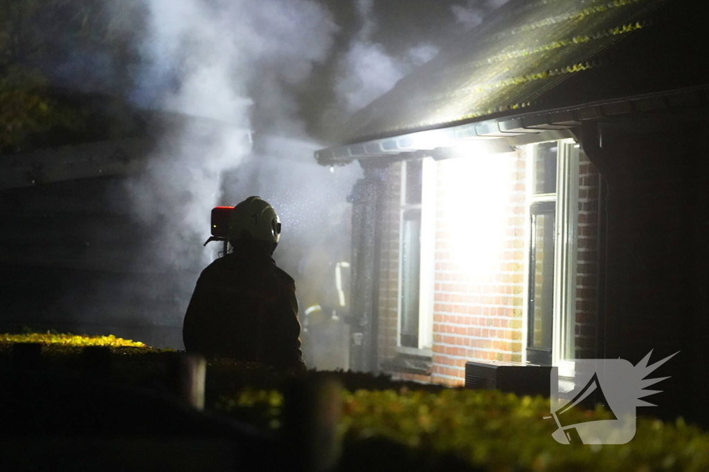 Flinke rookontwikkeling bij woningbrand