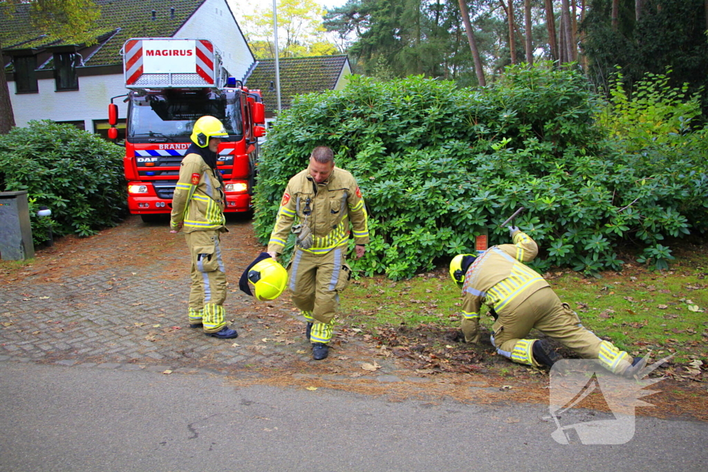 Brandweer ingezet voor brand in schoorsteen