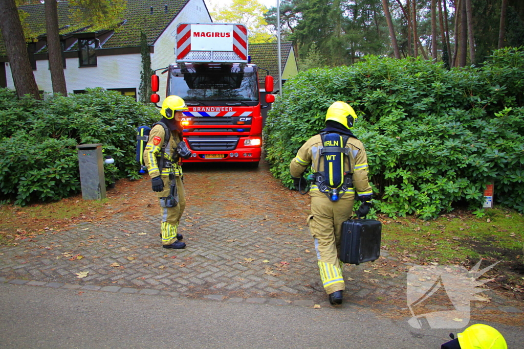 Brandweer ingezet voor brand in schoorsteen