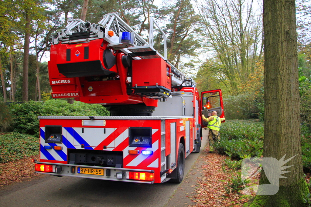 Brandweer ingezet voor brand in schoorsteen