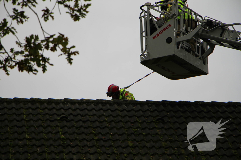 Brandweer ingezet voor brand in schoorsteen