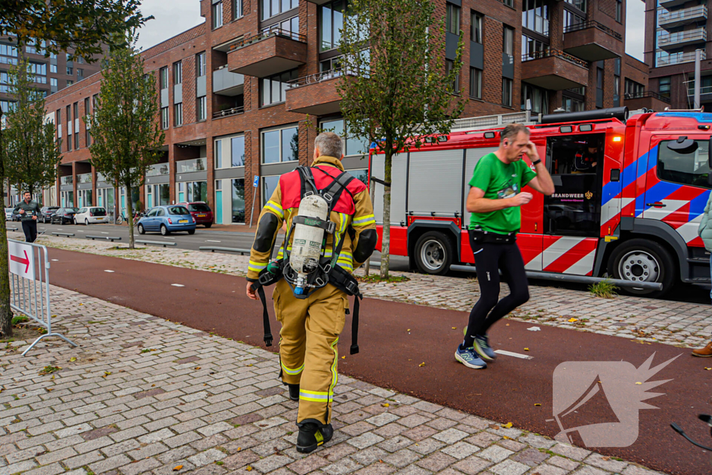 Brandende houtkachel zorgt voor melding scheepsbrand