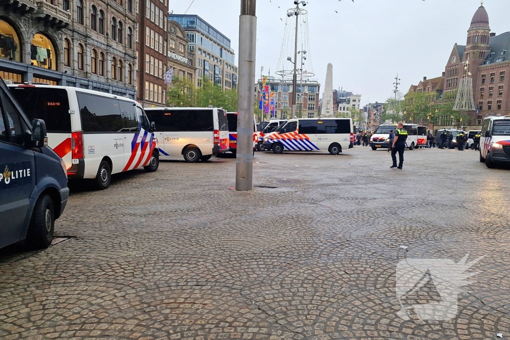 Politie grijpt in bij verboden demonstratie