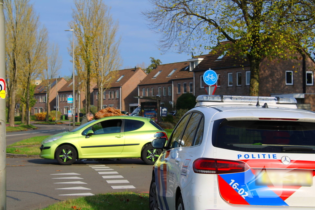 Fietser geschept op oversteekplaats