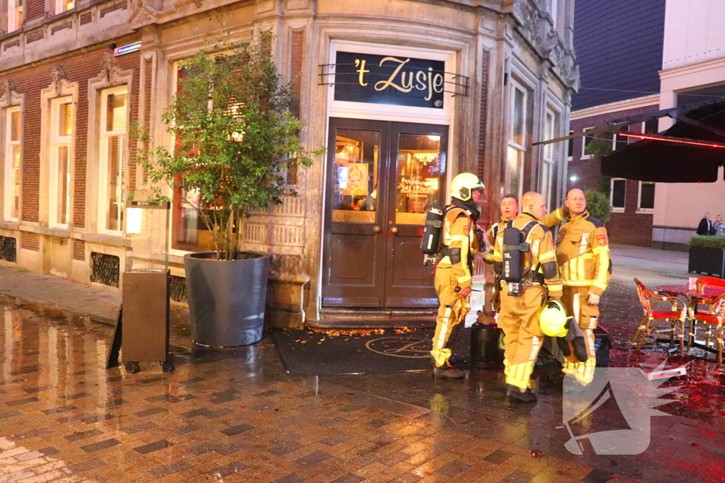 Brand in heater snel geblust