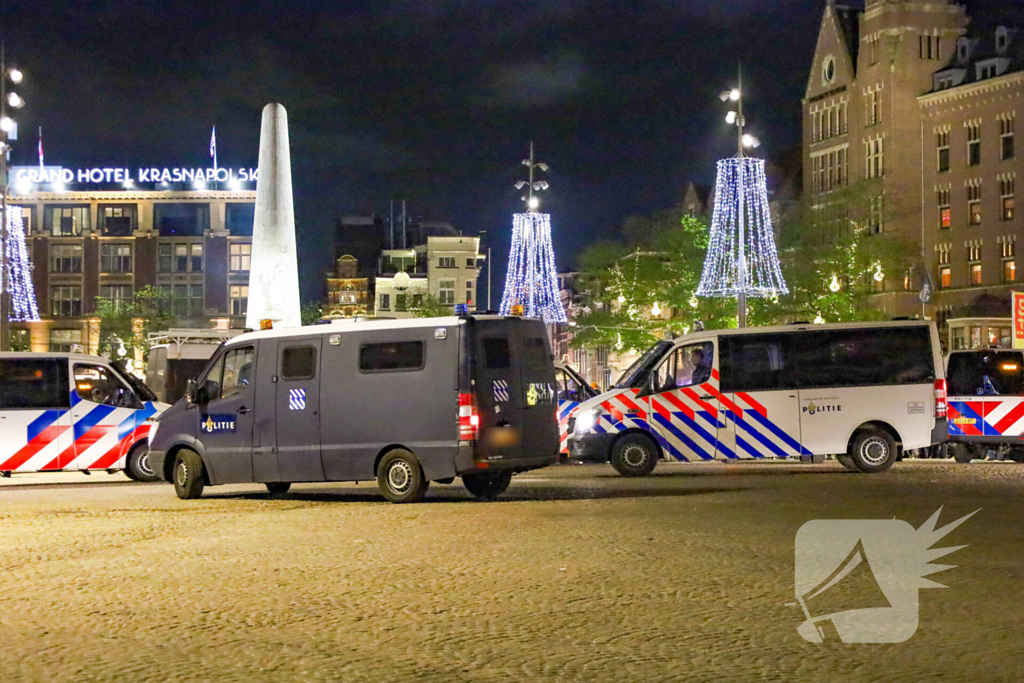 Opnieuw demonstratie, politie grootschalig aanwezig