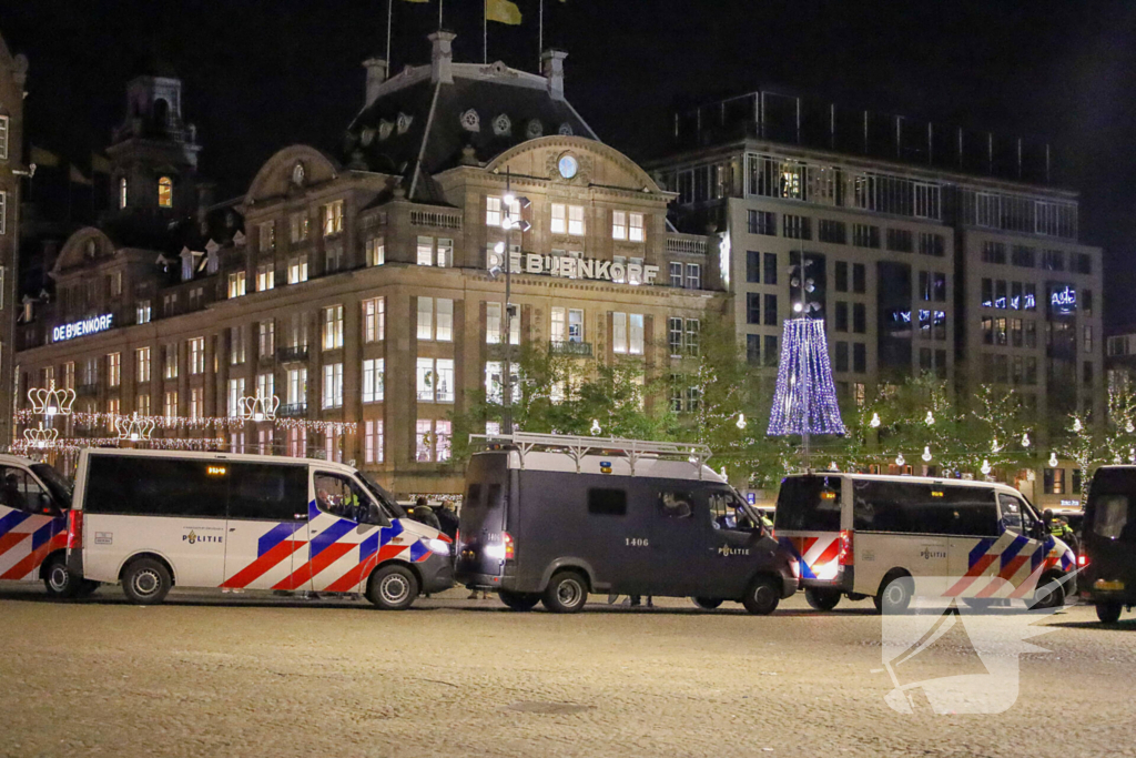 Opnieuw demonstratie, politie grootschalig aanwezig