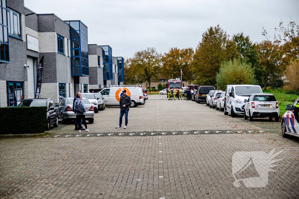 Brandweer assisteert bij incident met gevaarlijke stoffen