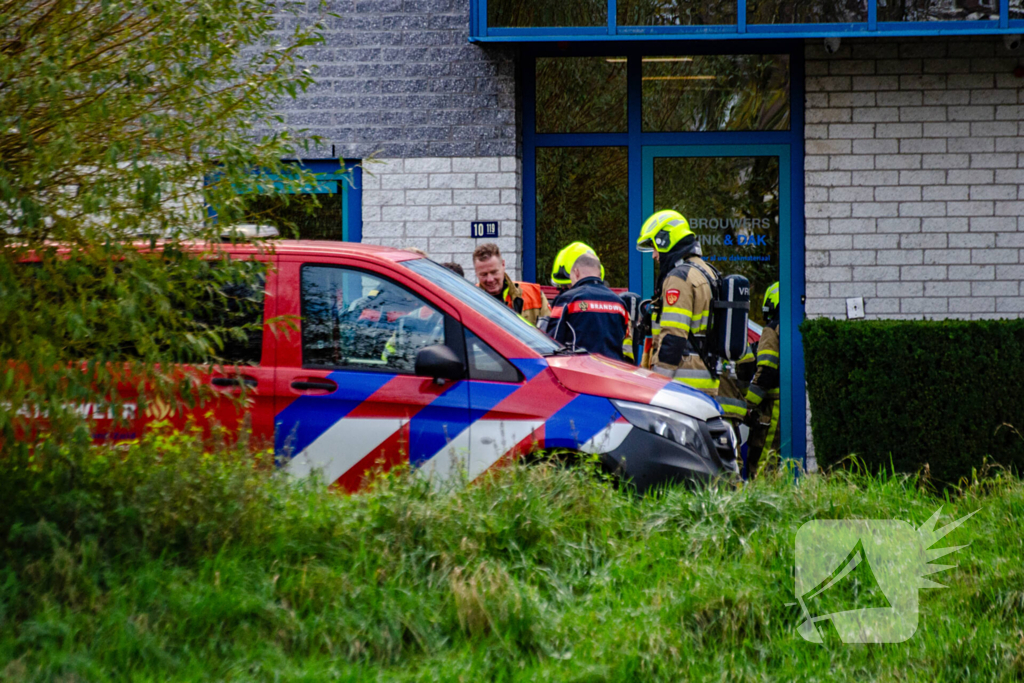 Brandweer assisteert bij incident met gevaarlijke stoffen