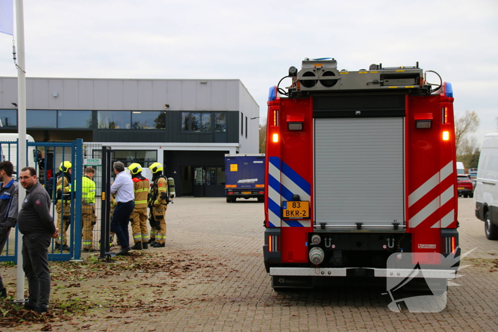 Bedrijfspand ontruimd na gaslekmelding