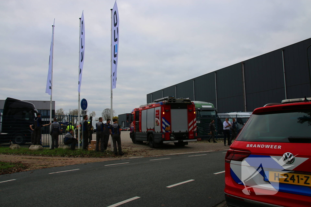 Bedrijfspand ontruimd na gaslekmelding