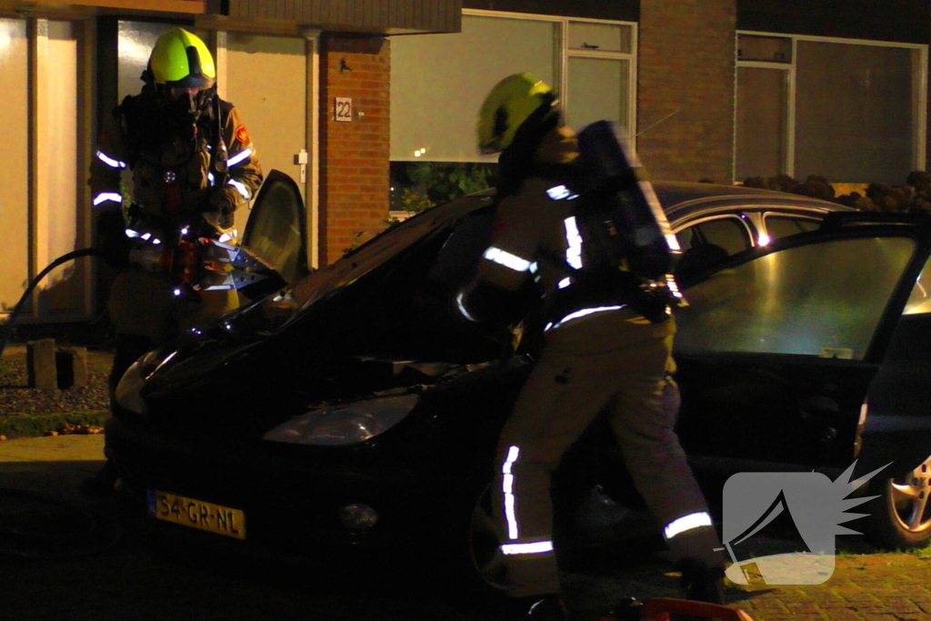 Brandweer heeft moeite om brand te blussen