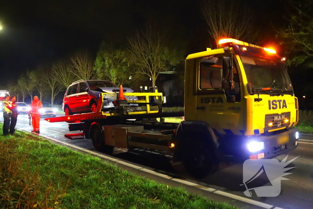 Kop-staartbotsing tussen twee voertuigen