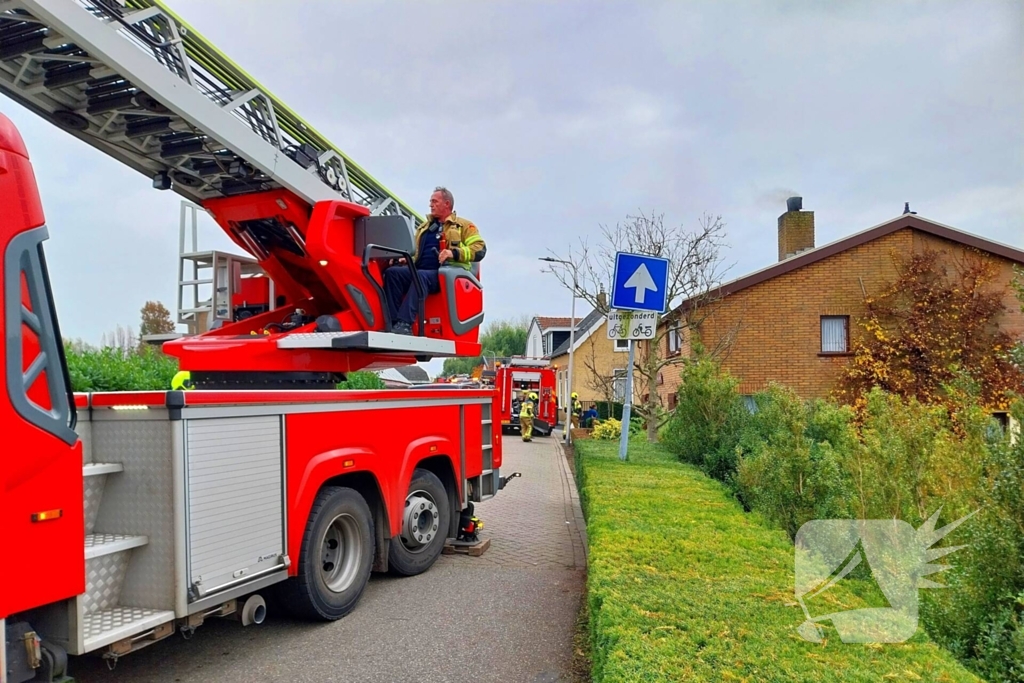 Schoorsteenbrand in de kiem gesmoord