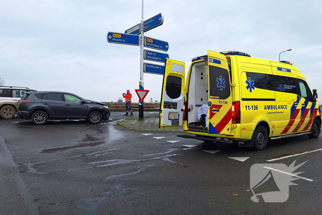 Verkeer loopt vertraging op na aanrijding