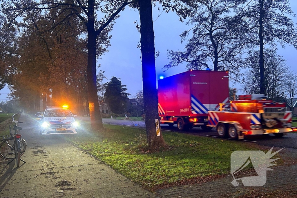 Caravan helemaal uitgebrand