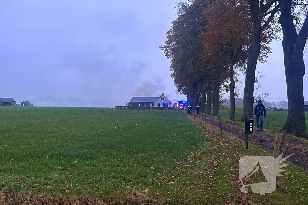 Caravan helemaal uitgebrand