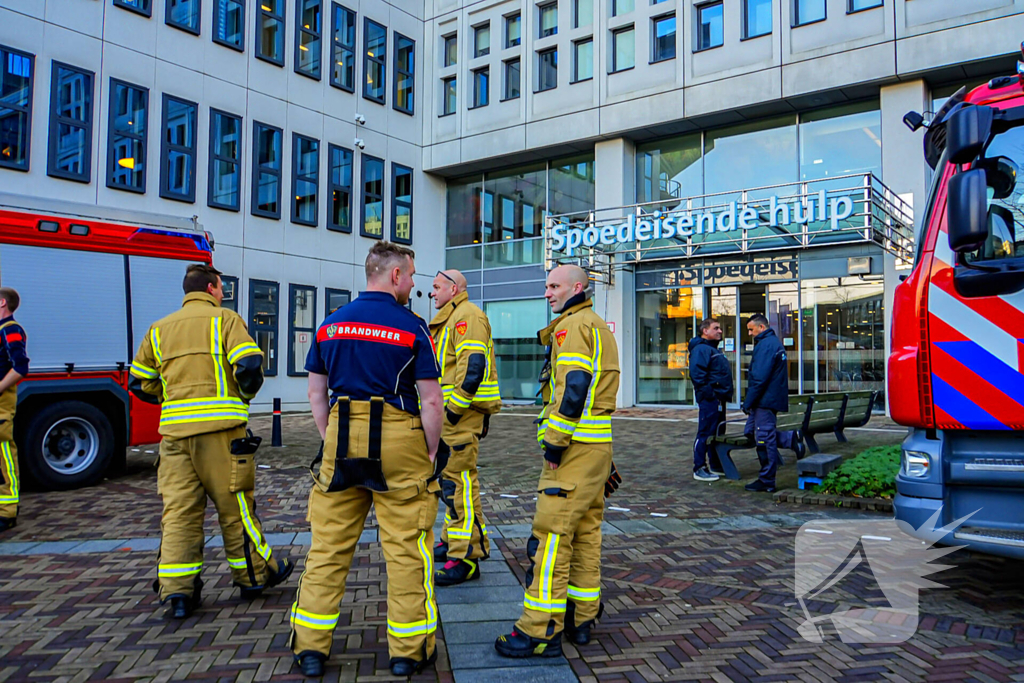 Brandlucht in ziekenhuis door kortsluiting