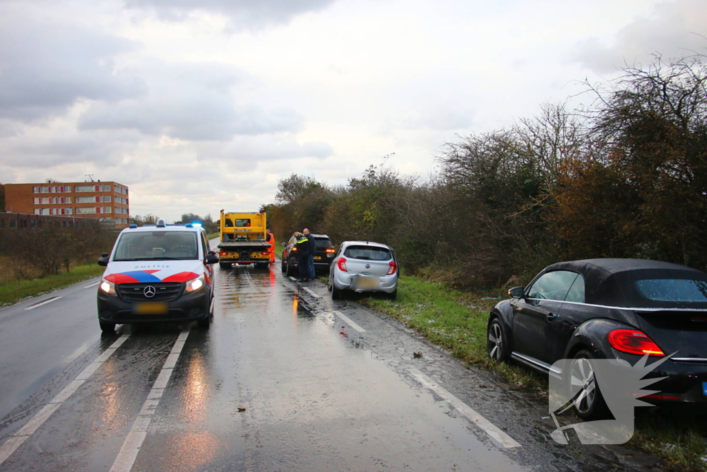 Kettingbotsing zorgt voor flinke file