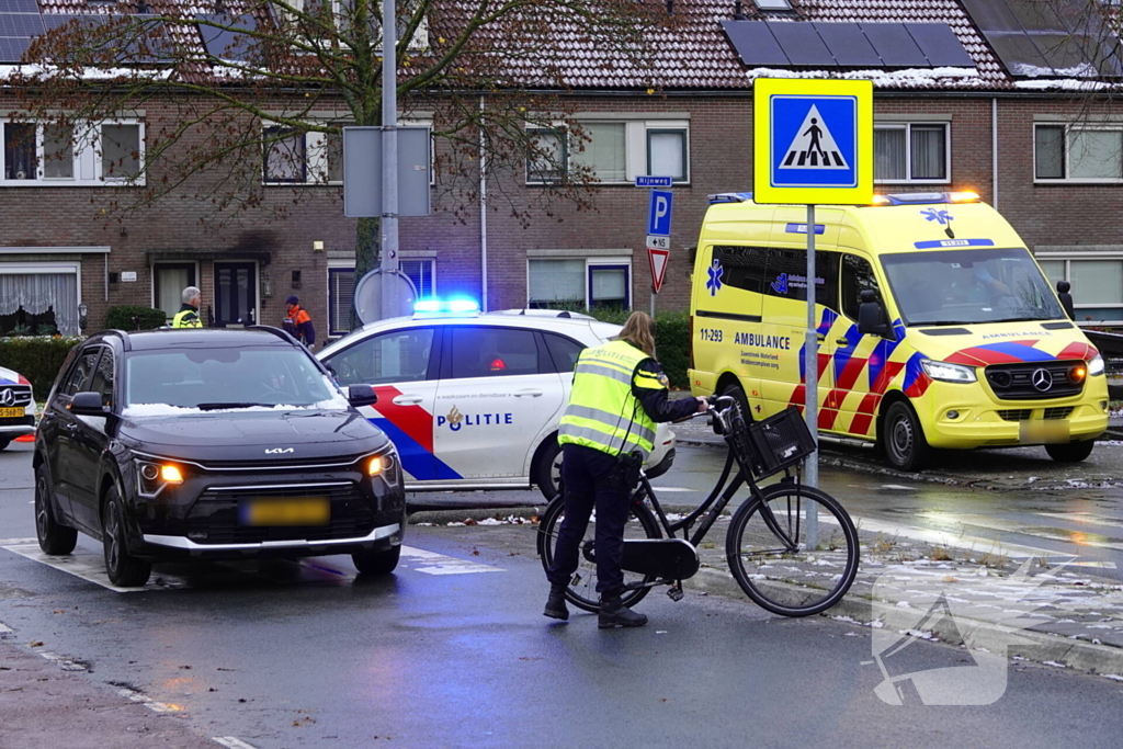 Fietser gewond bij aanrijding met auto