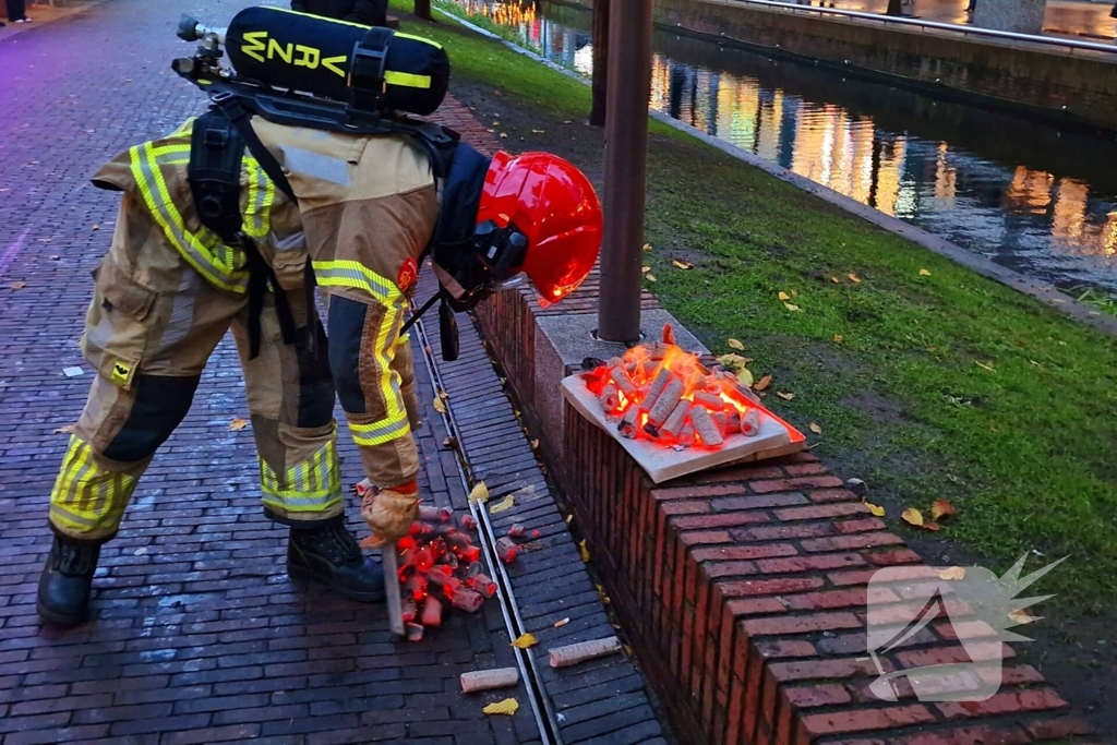 Brand in afvoerpijp van lunchroom