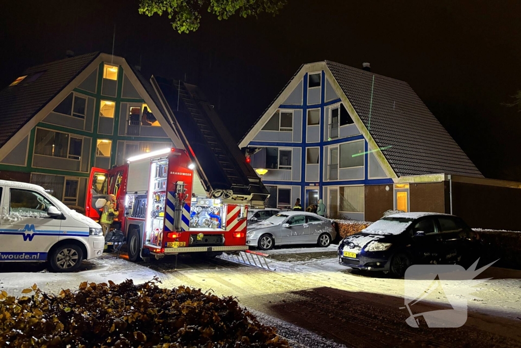 Pand geventileerd na mogelijk brand