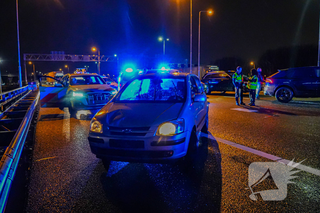 Voetganger aangereden op snelweg