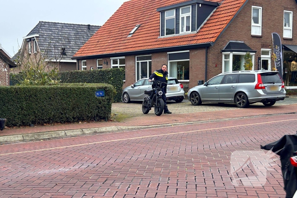 Fatbiker gewond door botsing met auto