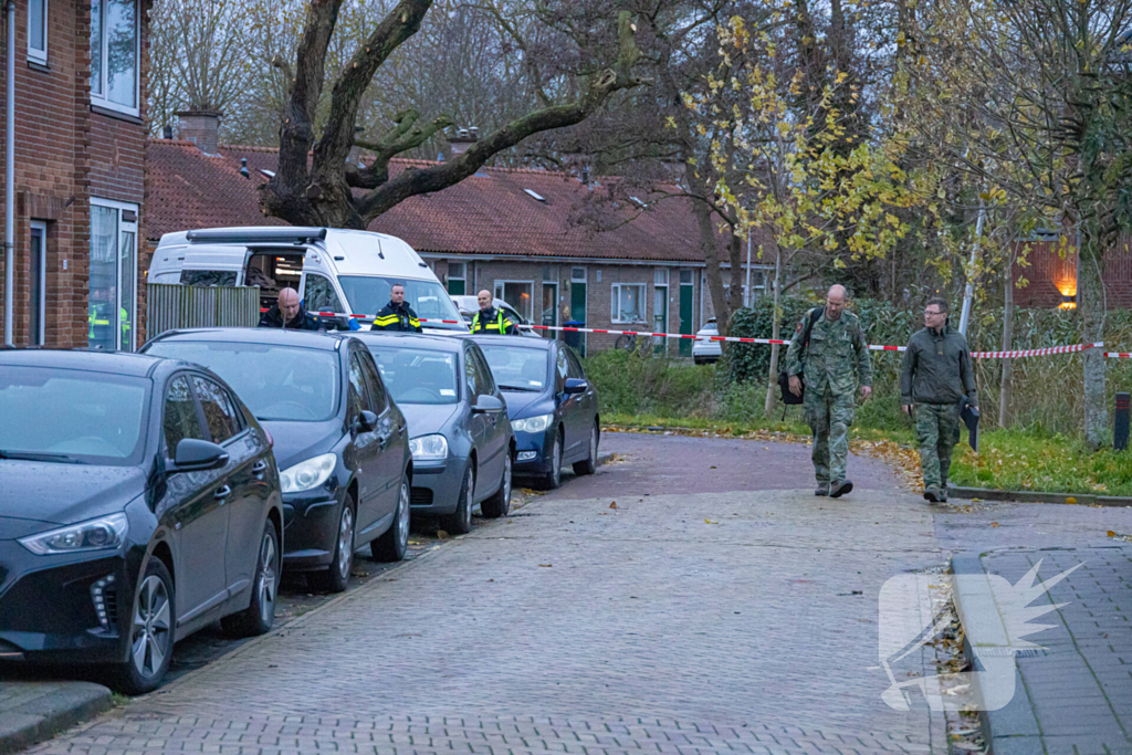 Explosief afgegaan bij woning Explosieven Opruimingsdienst Defensie aanwezig