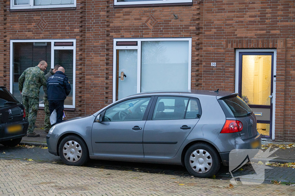 Explosief afgegaan bij woning Explosieven Opruimingsdienst Defensie aanwezig