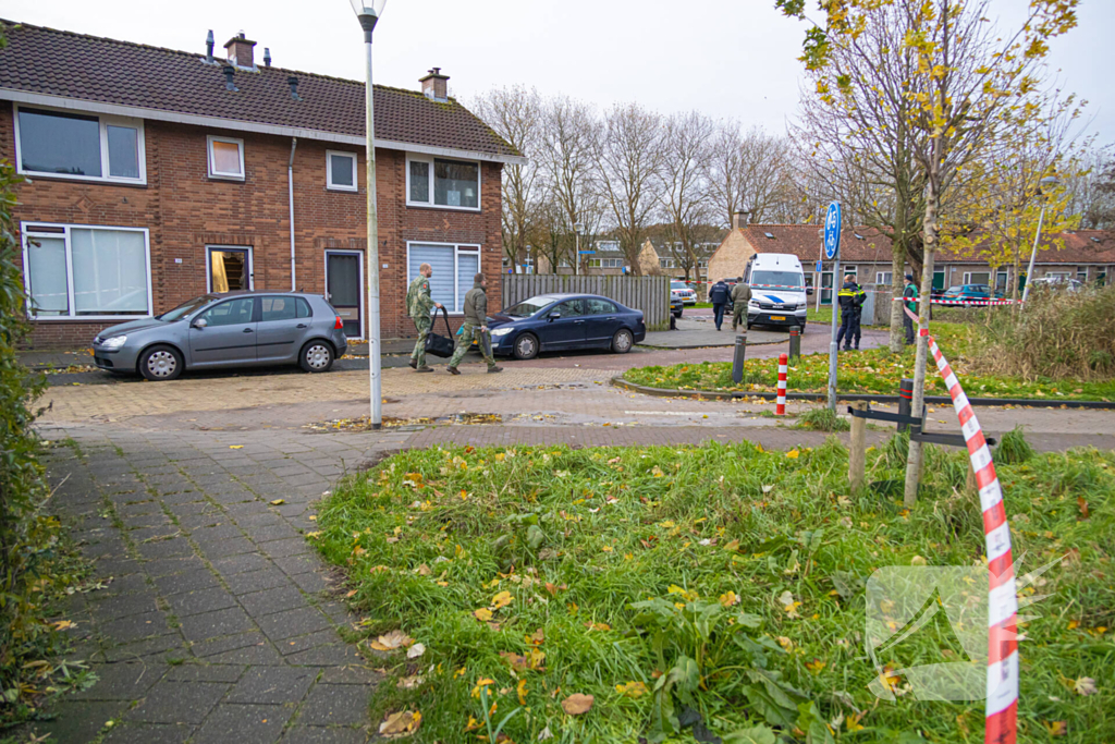 Explosief afgegaan bij woning Explosieven Opruimingsdienst Defensie aanwezig