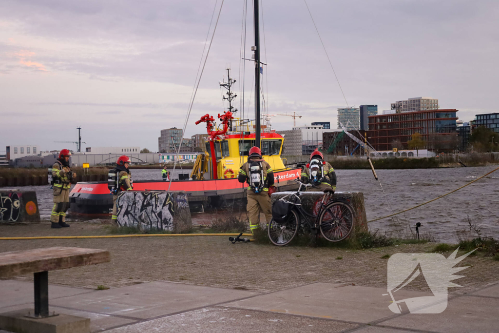 Zeilboot verwoest door brand