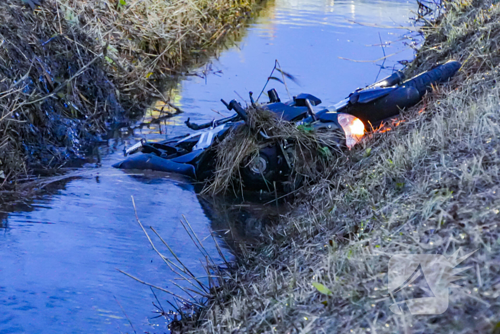 Motorrijder overleden bij eenzijdig ongeval