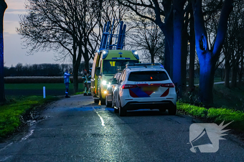 Motorrijder overleden bij eenzijdig ongeval