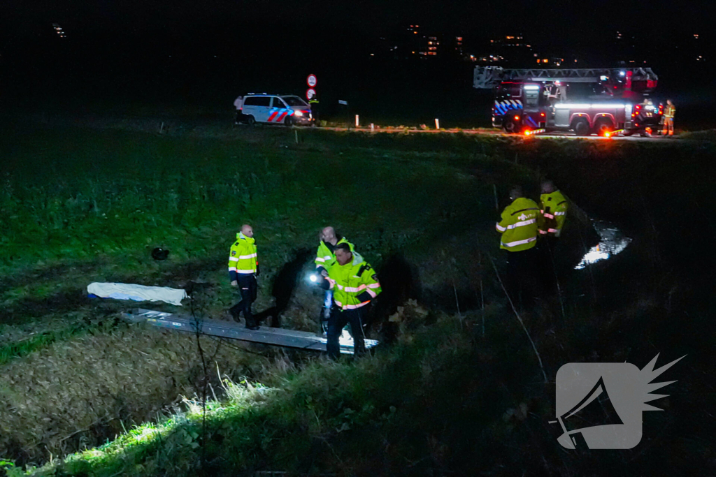 Motorrijder overleden bij eenzijdig ongeval