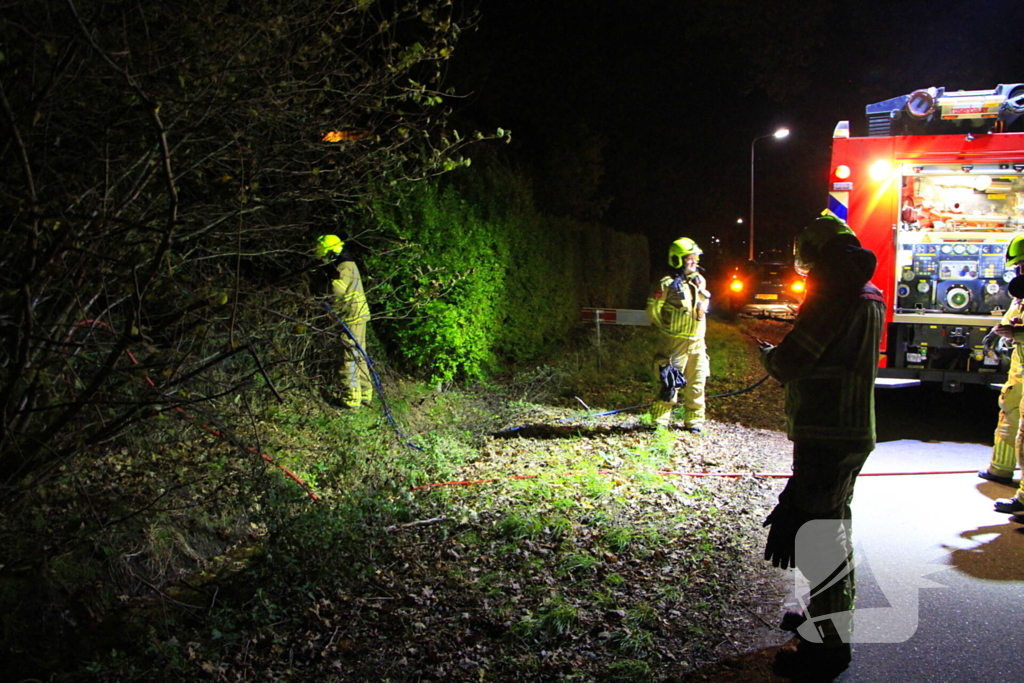 Buitenbrand snel onder controle