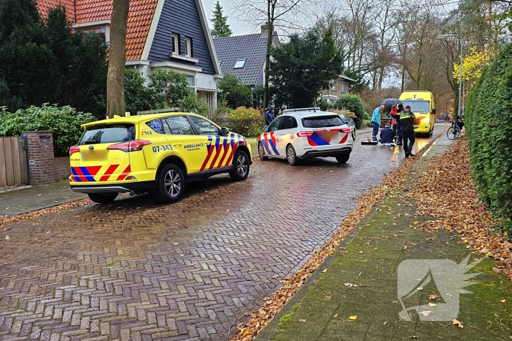 Fietser ten val door overstekende hond