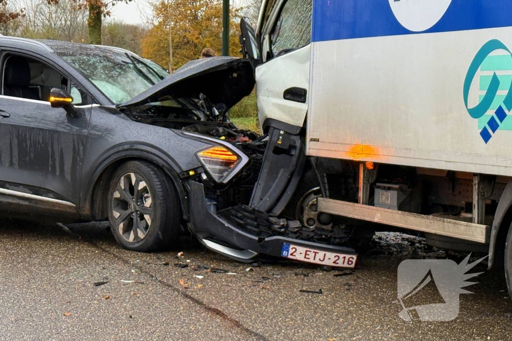 Gewonde bij frontale botsing